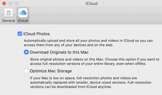 Download from iCloud