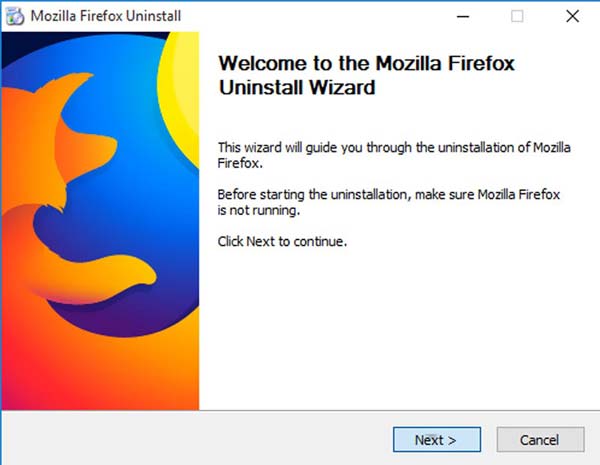 Firefox Uninstall From Windows 7