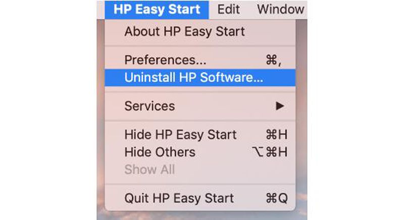 Uninstall HP Printer Driver
