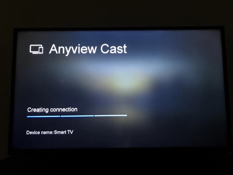 Creating Connection AnyView Cast on TV