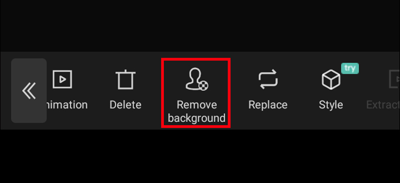 Remove Background in CapCut