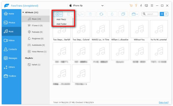 Add Music to iPhone/iPad/iPod touch