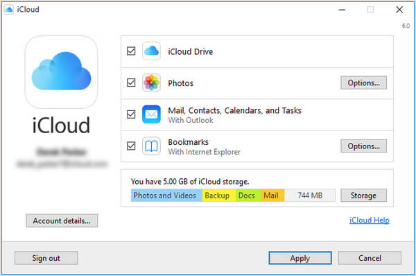 Download iCloud for PC