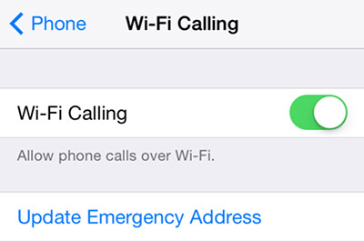 Wi-Fi Calling in iOS 8