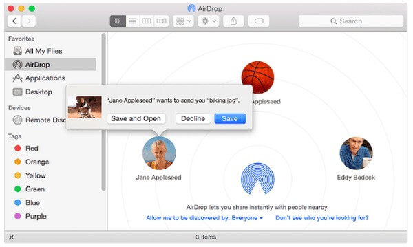 Transfer iPad Files with AirDrop