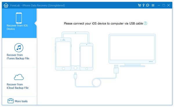 Start iPhone Data Recovery on PC/Mac