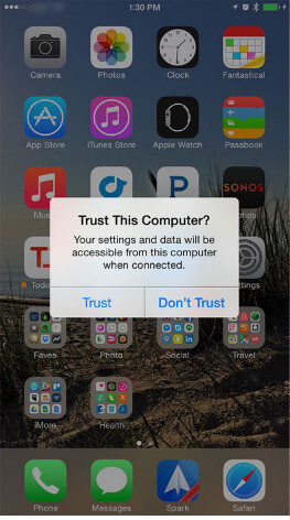 iPhone Trust Computer