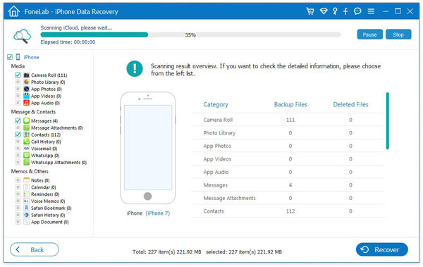 Recover Call History from iCloud