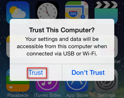 iPhone Trust Computer