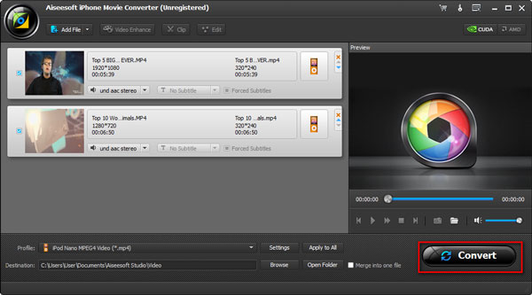 Convert Video to iPod