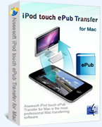 iPod touch ePub Transfer for Mac box