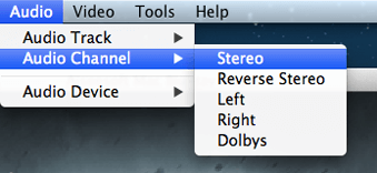 Choose Audio Channel