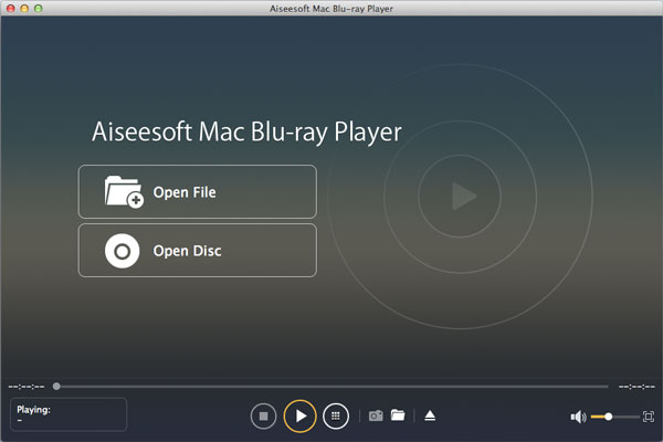 Mac Blu-ray Player interface