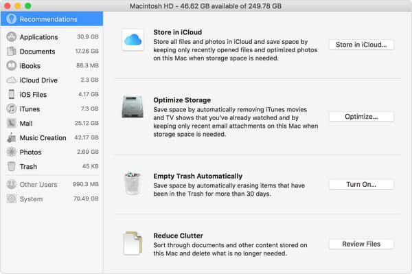Mac Storage Tools