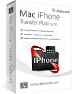 Aiseesoft Mac iPhone Transfer Platinum Aiseesoft Mac iPhone Transfer Platinum