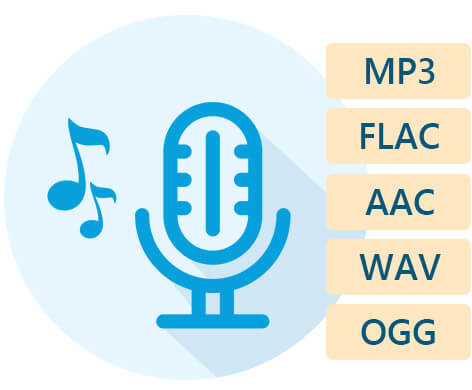 flac ogg mp3