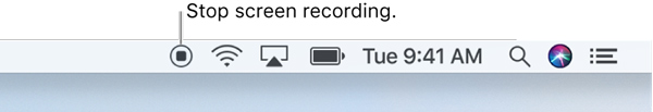 Stop QuickTime Screen Audio Recording on Mac
