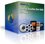 DVD to Creative Zen Suite for Mac