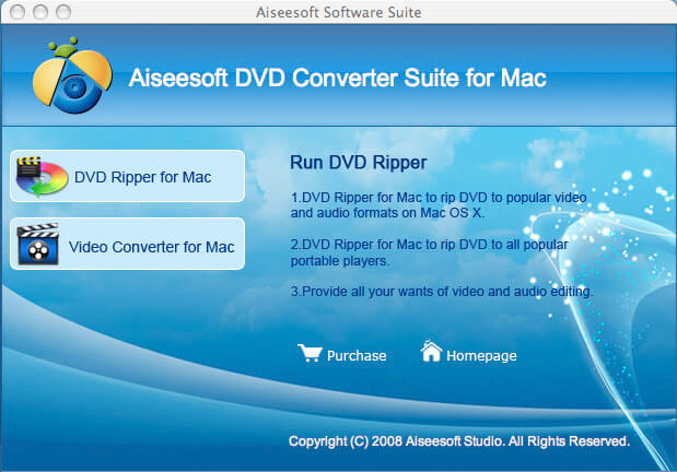 Aiseesoft DVD Converter Suite for Mac 3.3.22