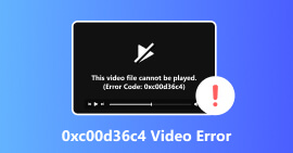 0xc00d63c4 Video Error