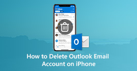 Delete Outlook Email Account on iPhone