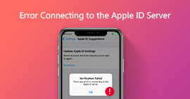 Error Connecting to the Apple ID Server