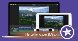 Save iMovie on Mac