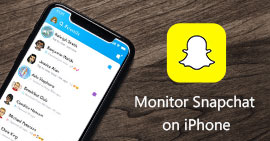 Monitor Snapchat on iPhone