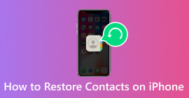 Restore Contacts on iPhone