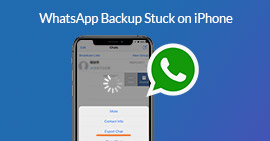 WhatsApp iCloud Backup Stuck