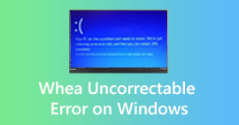 Whea uncorrectable error on windows