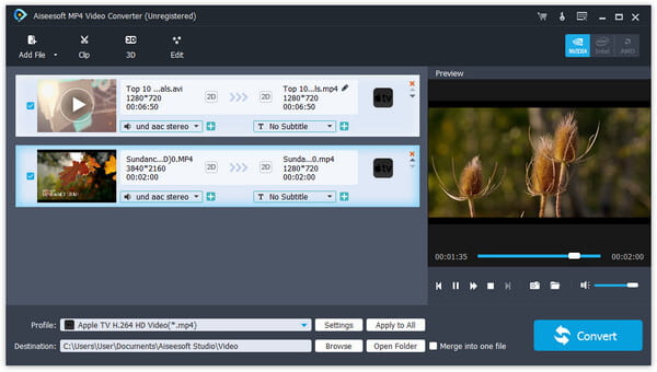 Aiseesoft MP4 Video Converter - 视频转换软件丨“反”斗限免