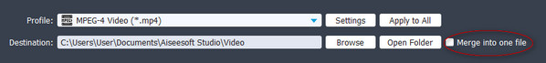 MP4 Video Converter - merge