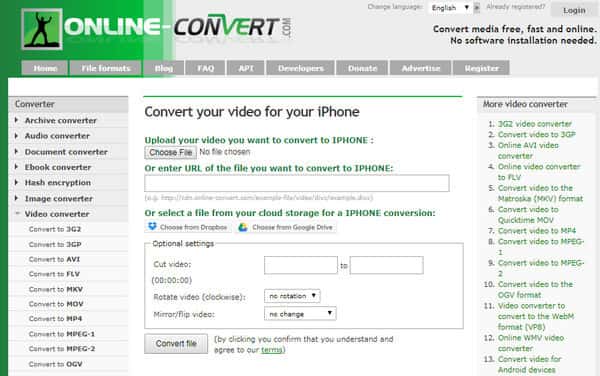 Online FLV to iPhone