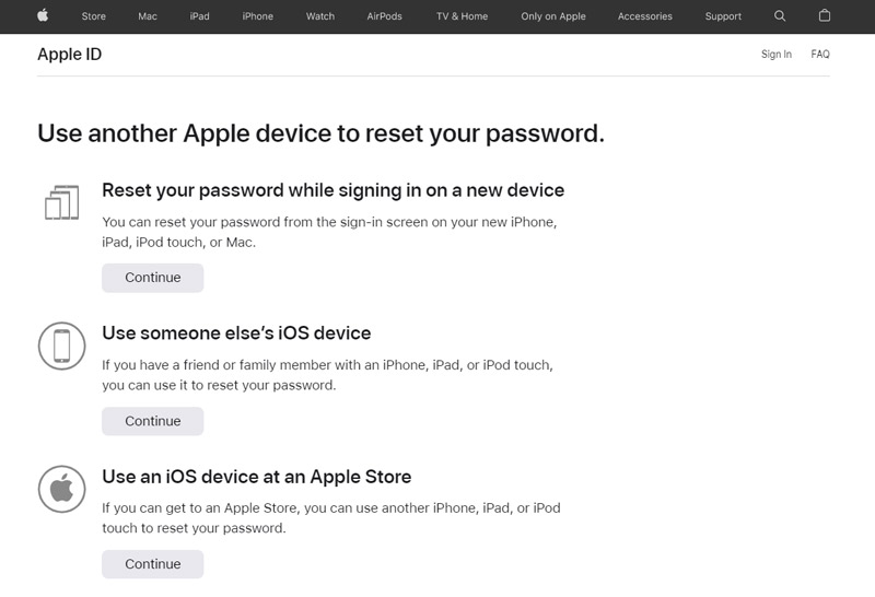 Use Another Apple Device to Recover Apple ID