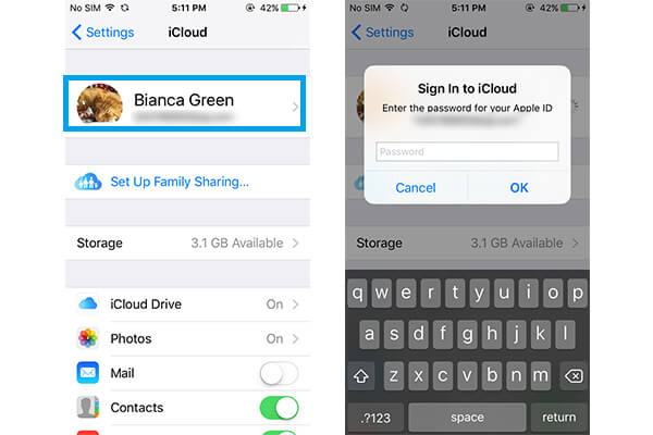 does icloud and apple id have the same password
