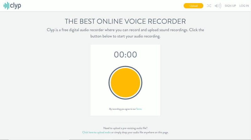 Clyp Online Voice Recorder