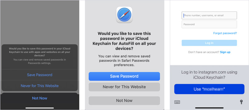 Use Built in iPhone Password Manager Kyechain