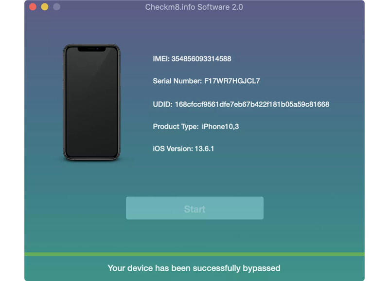 Checkm8 Software Successfully Unlock Done