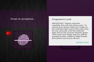 Fingerprint Lock Screen Real