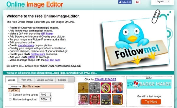 Online Image Editor