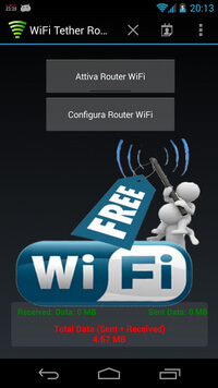 Wi-Fi Tether Router