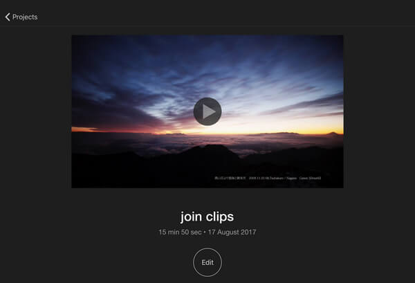 Join Clips in iMovie