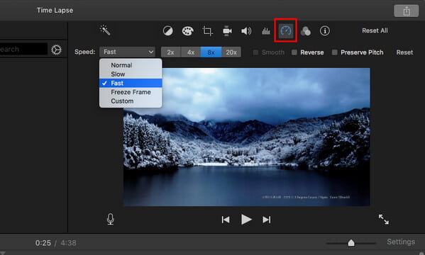 Make Time Lapse in iMovie
