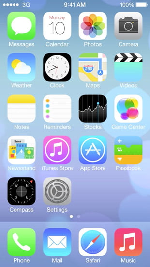 Design Style of iOS 7