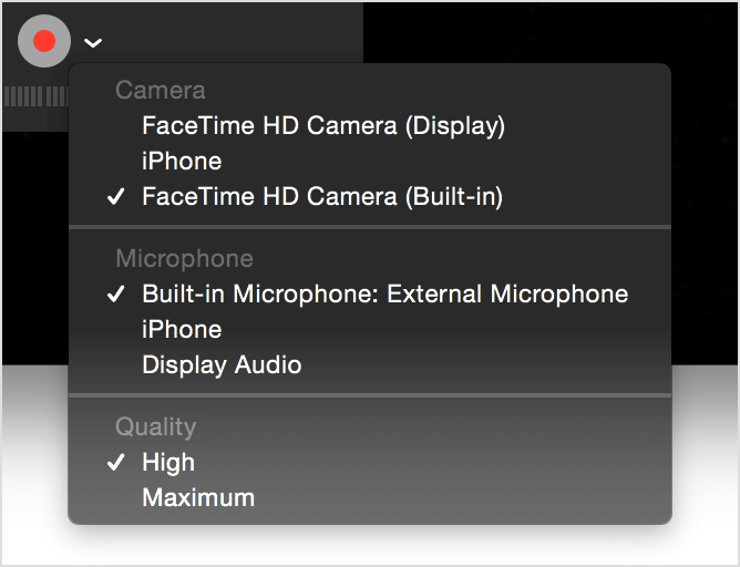 QuickTime Player Basics Settings