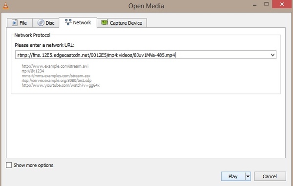 Open M3U8 Files with VLC Media Player