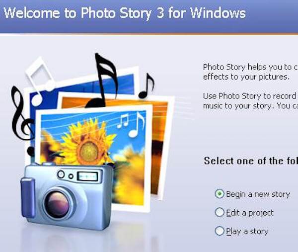 Microsoft Photo Story