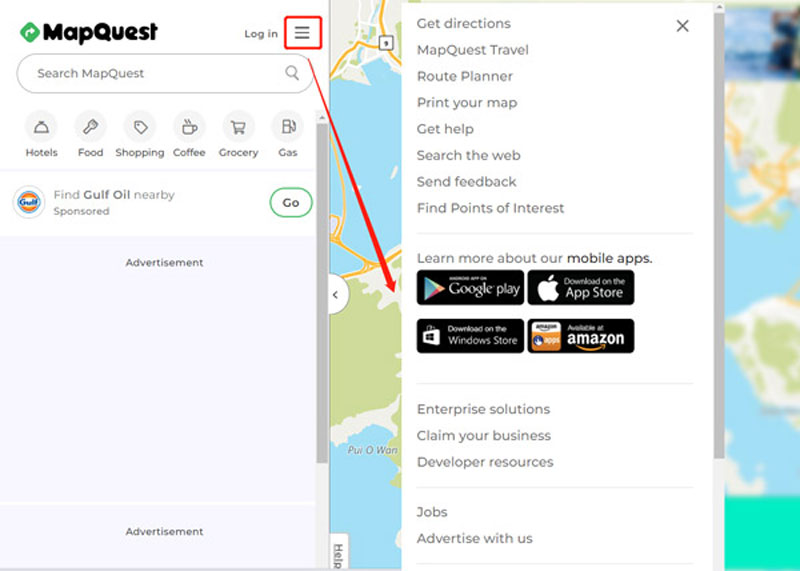 Access and Download MapQuest