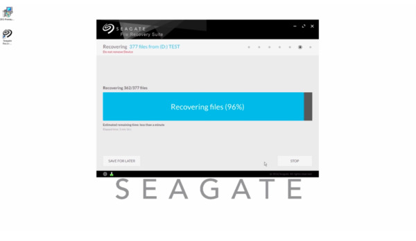 Recover seagate data